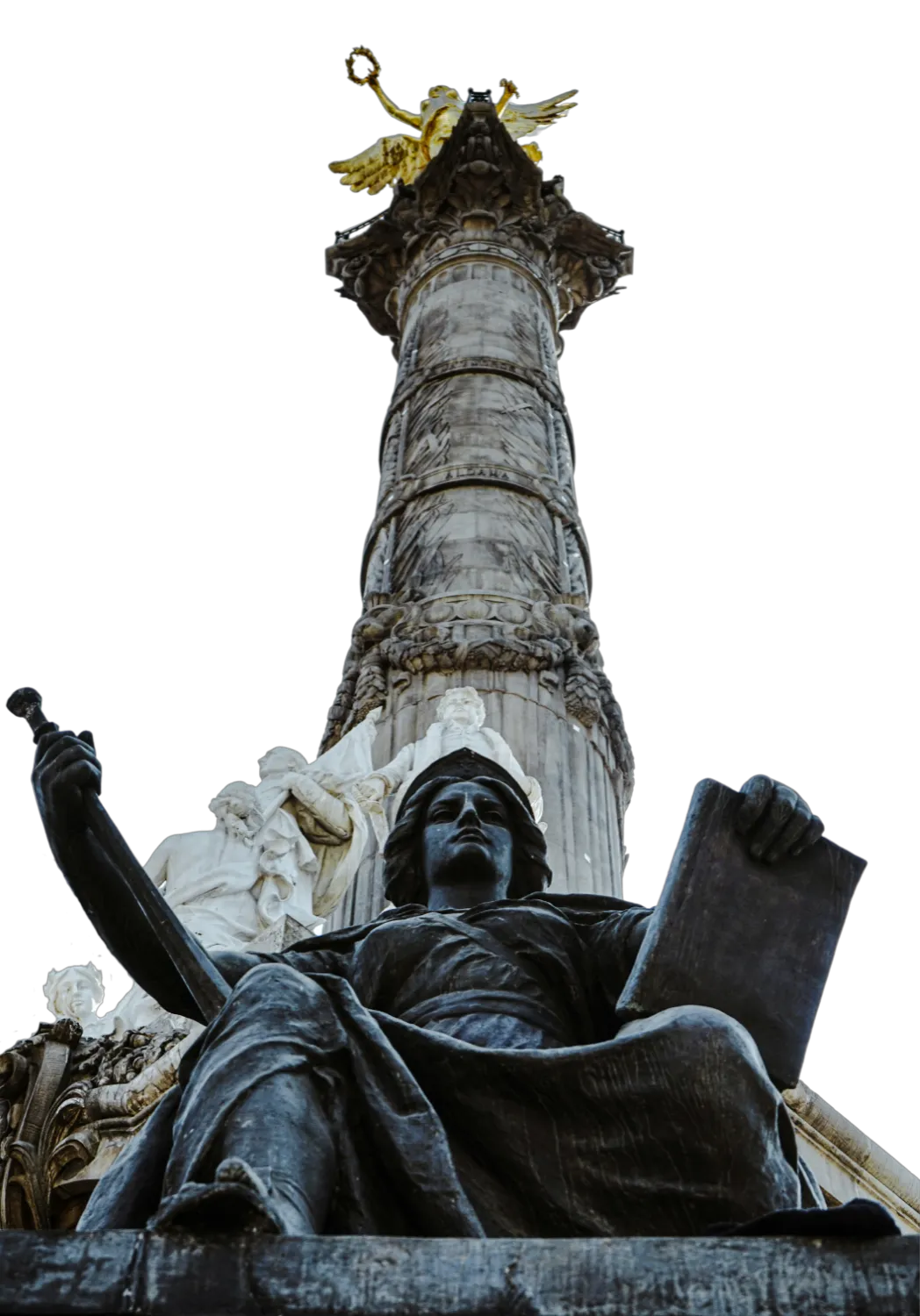 Independence Angel from below